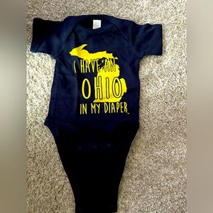 New! I have an OHIO in my diaper Newborn onesie